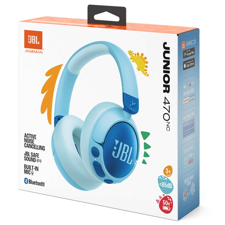 Навушники JBL JR 470 NC Blue (JBLJR470NCBLU)