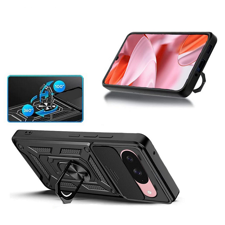 Чохол-накладка BeCover Military для Google Pixel 9 Black (712184)