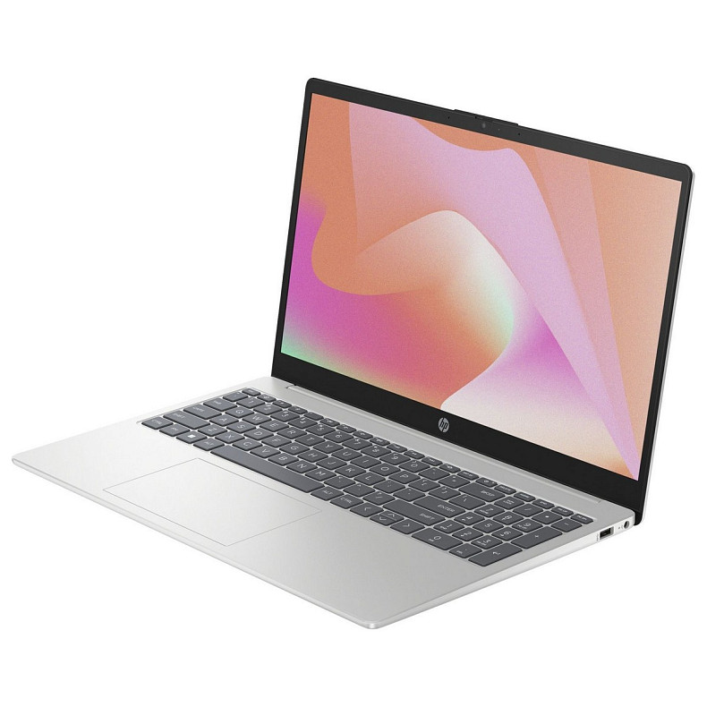 Ноутбук HP 15-fc0079ua 15.6" FHD IPS AG, AMD R3-7320U, 8GB, F256GB, UMA, DOS, сріблястий