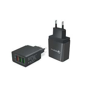 Сетевое зарядное устройство XoKo QC-305 (3USB, 5.1А) Black (QC-305-BK)
