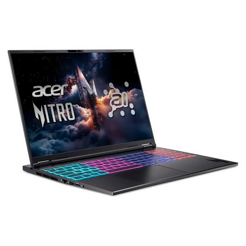 Ноутбук Acer Nitro 16S AN16S-61 16" WQXGA IPS, AMD R7-350, 32GB, F1TB, NVD5070Ti-12, Lin, чорний