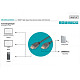Кабель 4K HDMI 1M DB-330113-020-S DIGITUS by ASSMANN