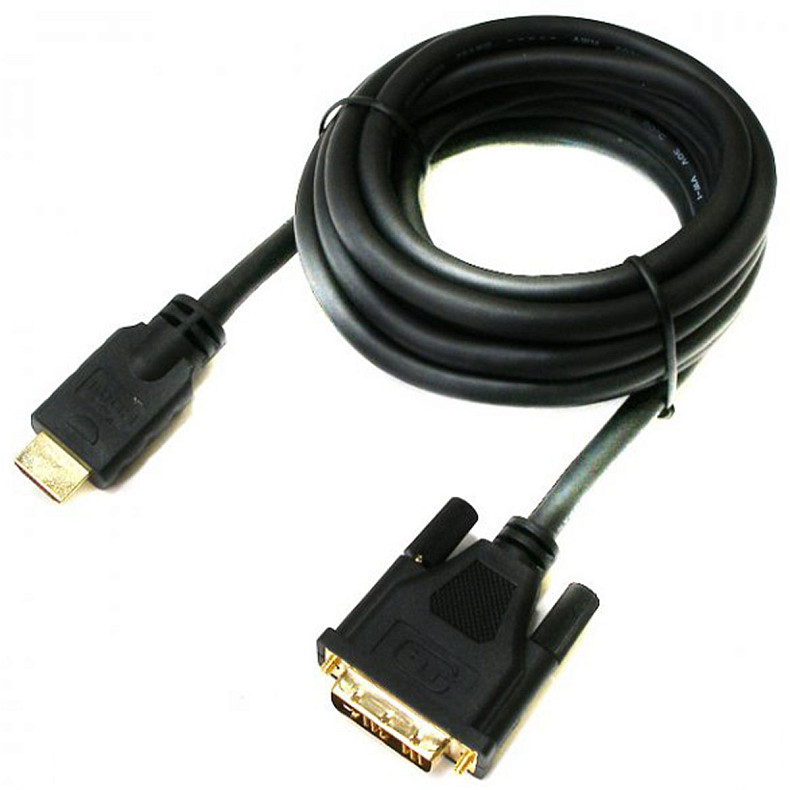 Кабель HDMI-DVI (18+1) 3 м, M/M, в блистере