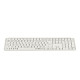 Клавиатура мембрана Keychron B6 Pro, USB/WL/BT, ivory white