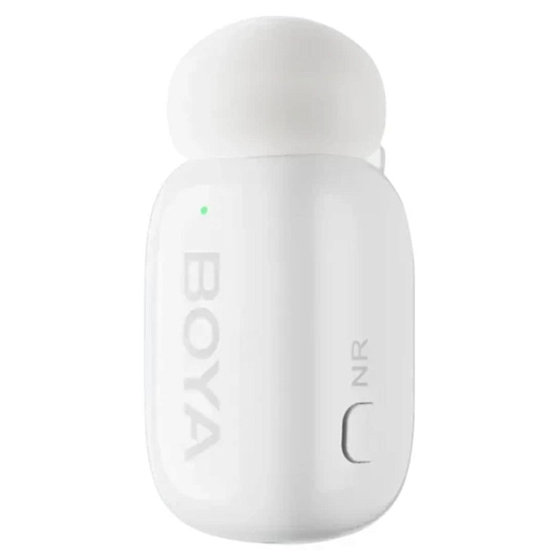 Бездротовий петличний мікрофон BOYA mini-13 Type-C/Lightning White