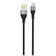 Кабель XO NB188 USB - micro-USB, (M/M), 2.4A 1 м Gray (6920680879717)