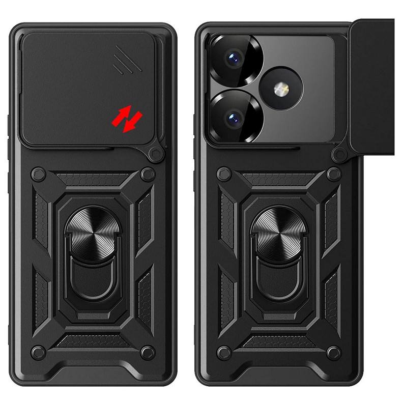 Чeхол-накладка BeCover Military для Poco F6 Black (712165)