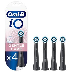 Насадка для електричної зубної щітки BRAUN iO RB Gentle Care Чорні (4)