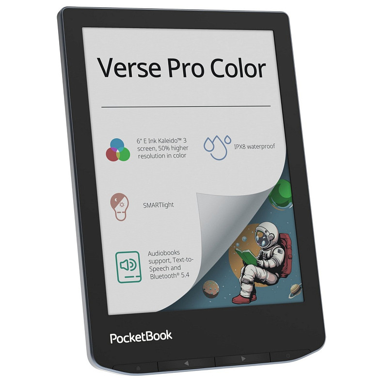 Електронна книга PocketBook 634K3 Verse Pro Color Stormy Sea (PB634K3-1-CIS)