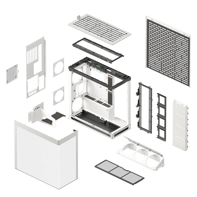 Корпус HAVN HS 420 VGPU Edition White (HVN-CA-HS420-07)