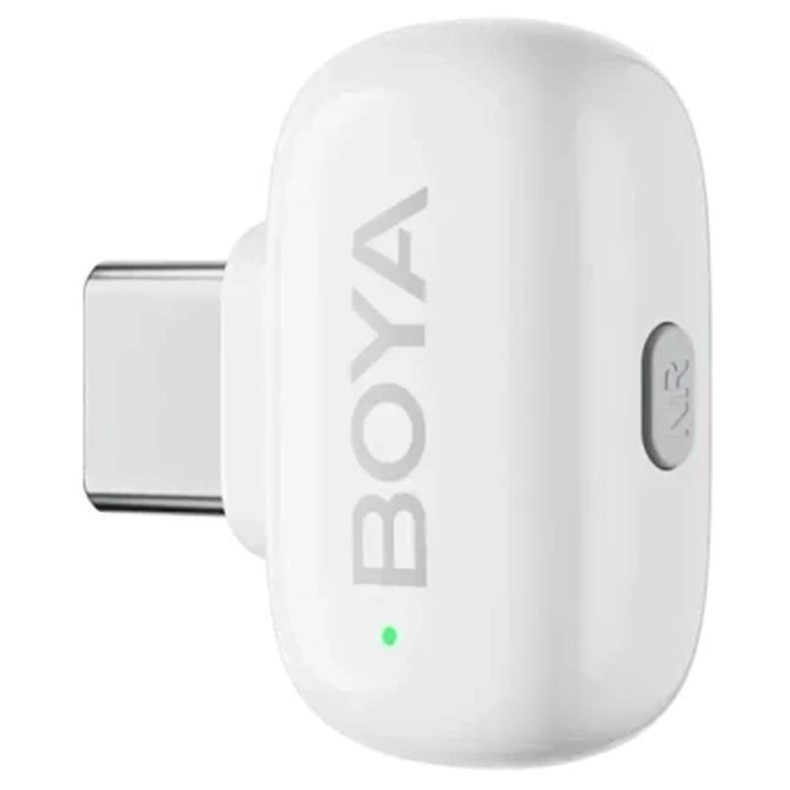 Бездротовий петличний мікрофон BOYA mini-13 Type-C/Lightning White