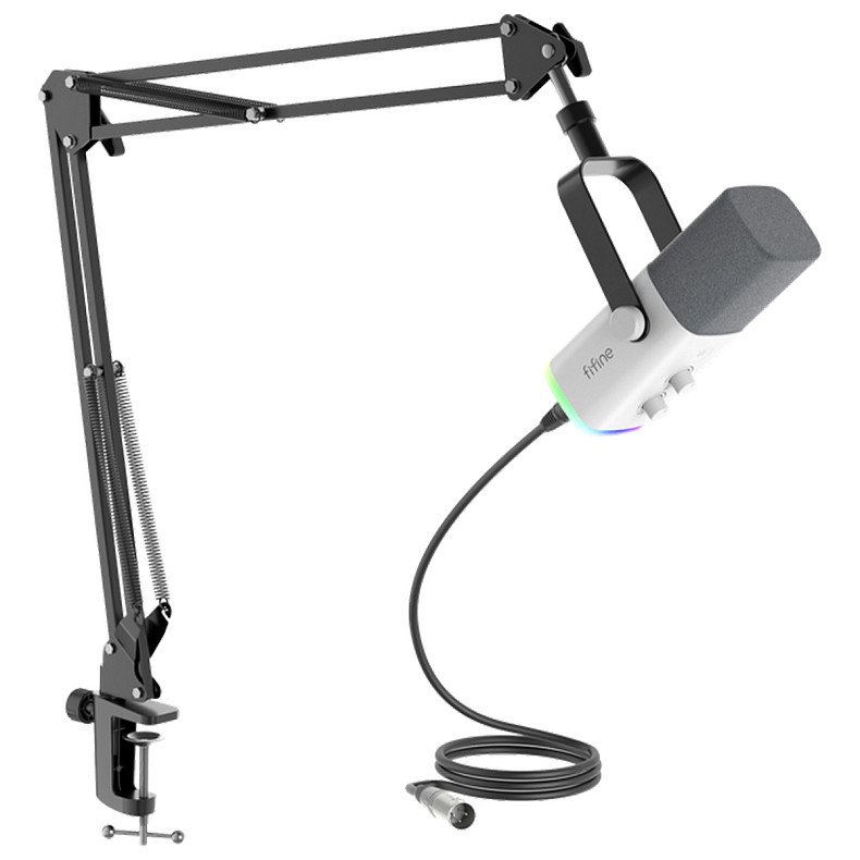 Мікрофон динамічний Fifine AM8TW USB/XLR White