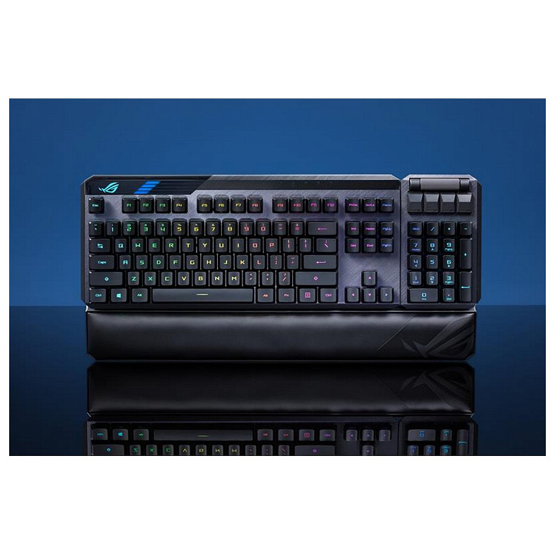 Бездротова клавіатура Asus ROG Claymore II RD RGB WL Black (90MP01W0-BKUA01)