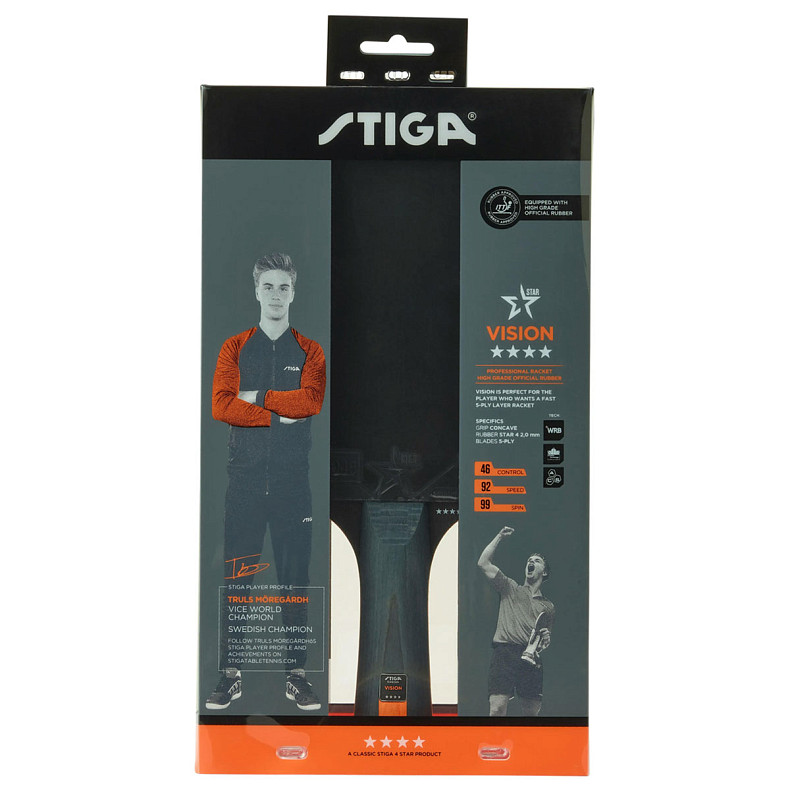 Ракетка для настільного тенісу Stiga Vision 4 Star FL (1214-3218-01)