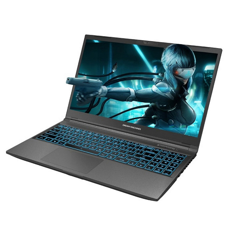 Ноутбук Dream Machines RG4050-15 15.6FHD IPS, Intel i7-13620H, 32GB, F1TB, NVD4050-6, DOS, черный