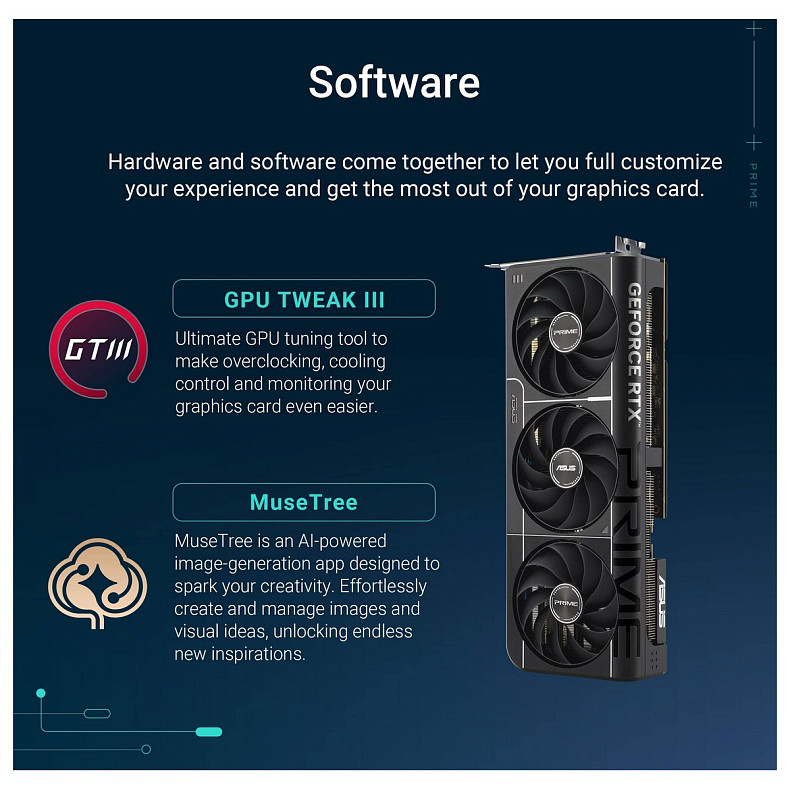 Видеокарта Asus Prime GF RTX 5070 12GB GDDR7 (PRIME-RTX5070-12G)