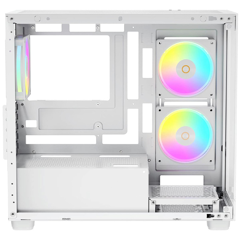 Корпус Ocypus GAMMA C52 W/O PSU, WH ARGB mATX (GAMMA-C52-WHD300XX-GL)