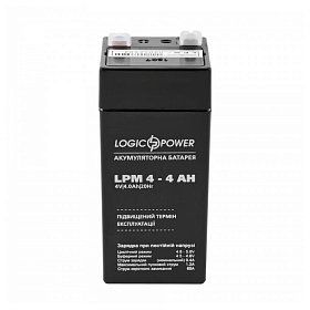 Аккумуляторная батарея LogicPower LPM 4V 4AH (LPM 4 - 4 AH) AGM
