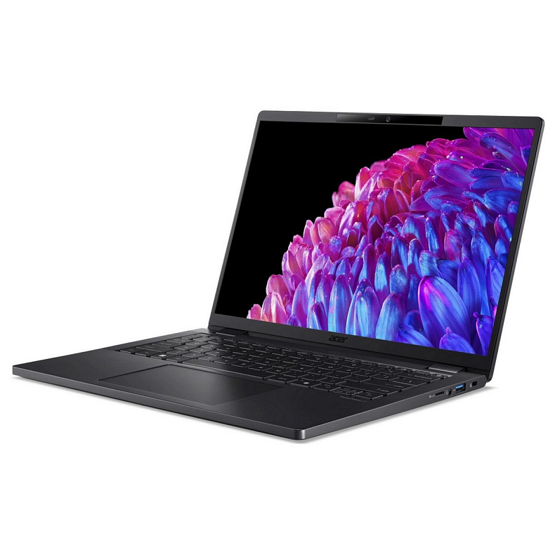 Ноутбук Acer TravelMate TMP614-73 14" 2.8K OLED, Intel U5-125H, 32GB, F1TB, UMA, Win11P, чорний