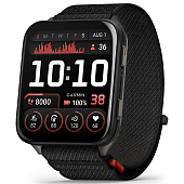 Смарт-часы Garmin Venu X1 Black with Slate Titanium Caseback and Black ComfortFit Nylon Band (010-02980-00)