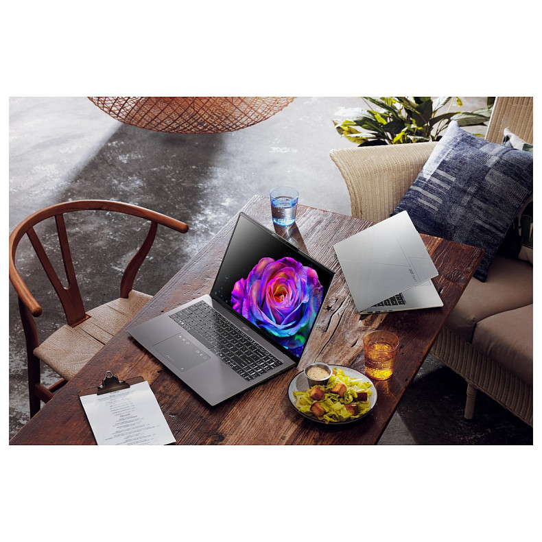 Ноутбук Acer Swift Go 14 SFG14-74 14" WUXGA OLED, Intel U5-225H, 16GB, F512GB, UMA, Win11, сріблясти