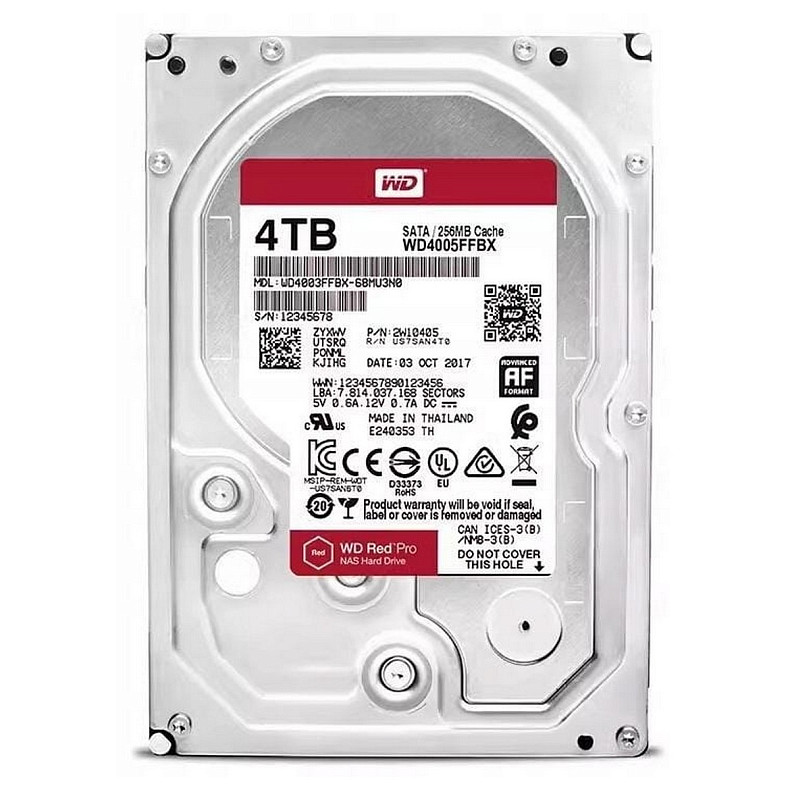 HDD накопитель WD Red Pro NAS 4.0TB SATA 7200rpm 256MB (WD4005FFBX)