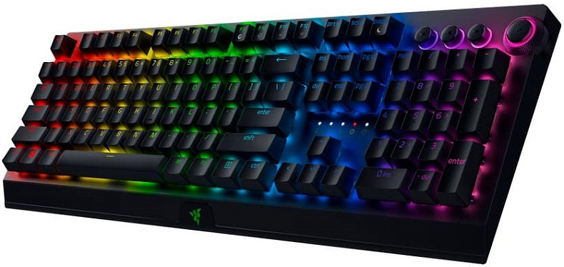 Клавіатура Razer BlackWidow V3 Pro Green Switch WL / BT / USB RU RGB, Black (RZ03-03530800-R3R1)