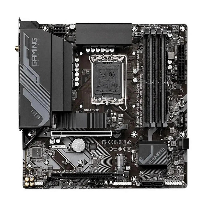 Материнська плата GIGABYTE B760M G X AX DDR4 s1700 B760M 4xDDR4 M.2 HDMI DP mATX