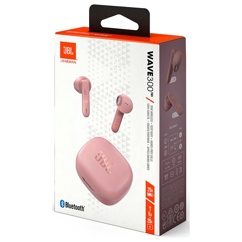 Наушники JBL Wave 300TWS Pink (JBLW300TWSPIK)