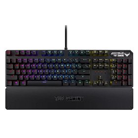 Клавіатура Asus TUF Gaming K3 RGB 104key Kailh BN UA Black (90MP01Q1-BKMA00)