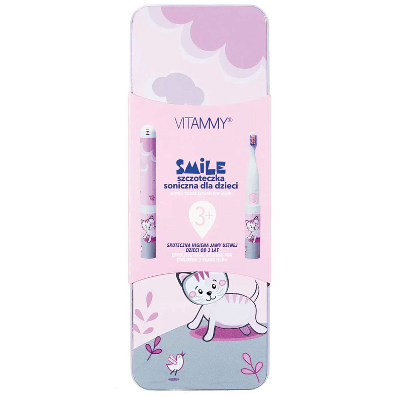 Електрична зубна щітка Vitammy SMILE Kitten (від 3 років)