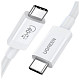 Кабель Ugreen US506 USB-USB-C, 0.8м, White (40113)