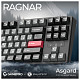 Клавиатура GamePro Asgard Ragnar Keychron Super Red Switch Black (MK285BK)