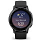 Спортивний годинник GARMIN Vivoactive 5 Slate Aluminum Bezel with Black Case and Silicone Band