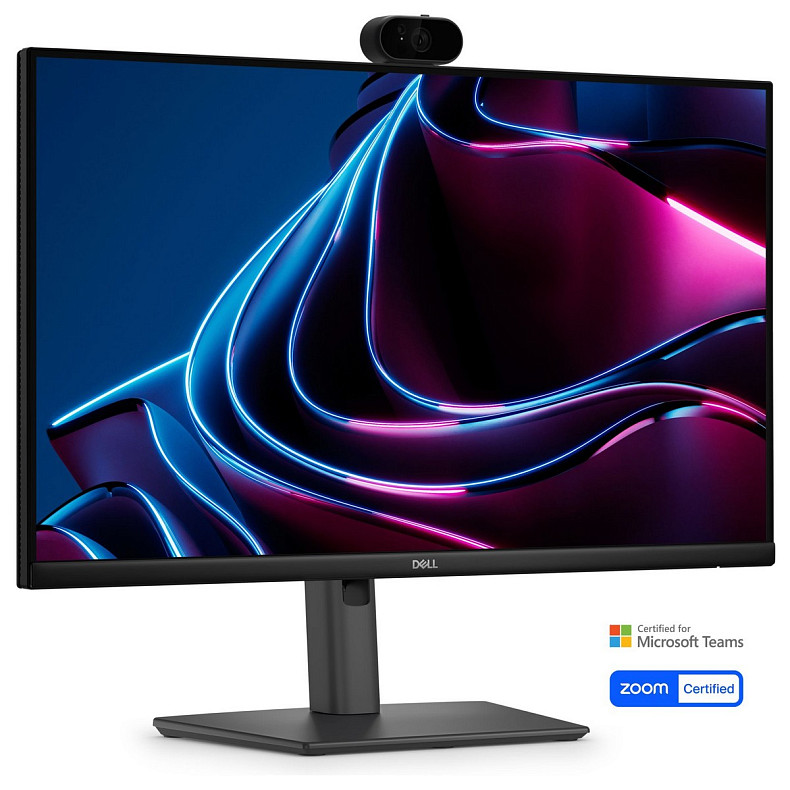 Монитор DELL 23.8" P2426HEV HDMI, DP, USB-C, RJ-45, IPS, 120Hz, sRGB 99%, Pivot, Cam