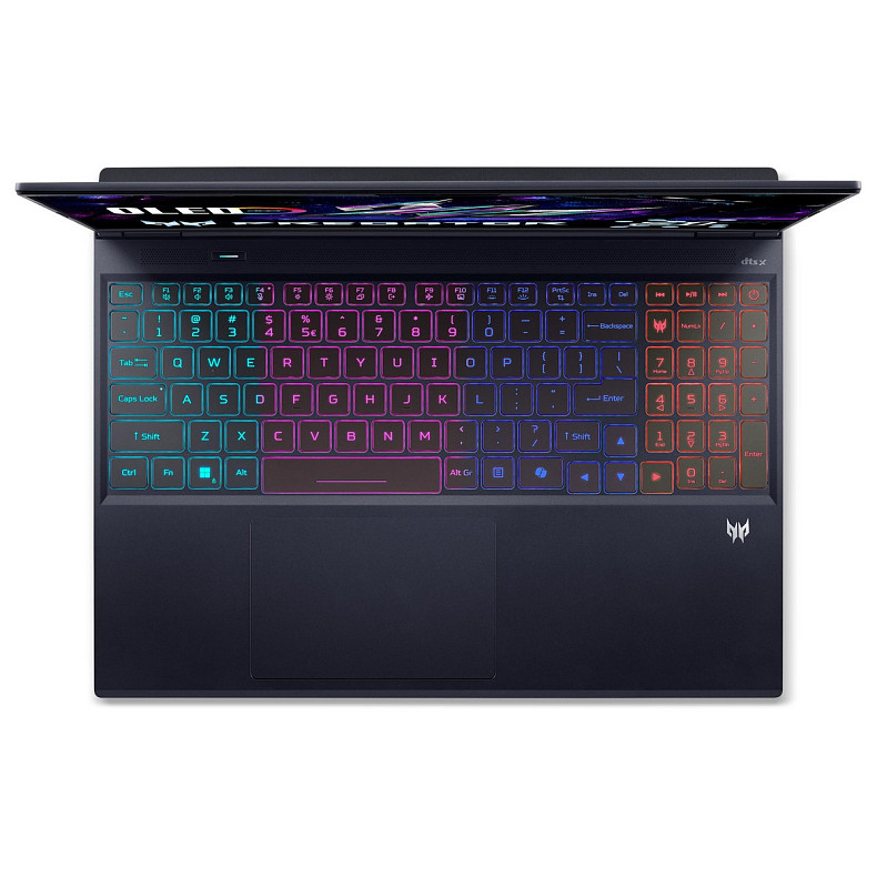 Ноутбук Acer Predator Helios Neo 16S PHN16S-I51 16" OLED, Intel U9-386H, 32GB, F1TB, NVD5060-8, Lin,