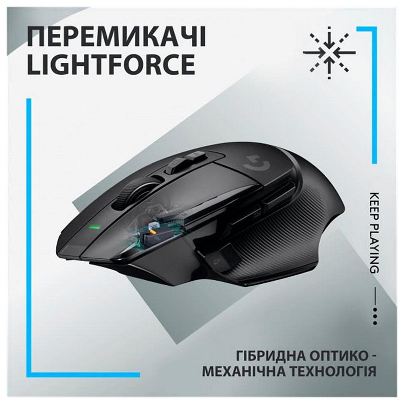 Мишка Logitech G502 X Lightspeed Black (910-006180)