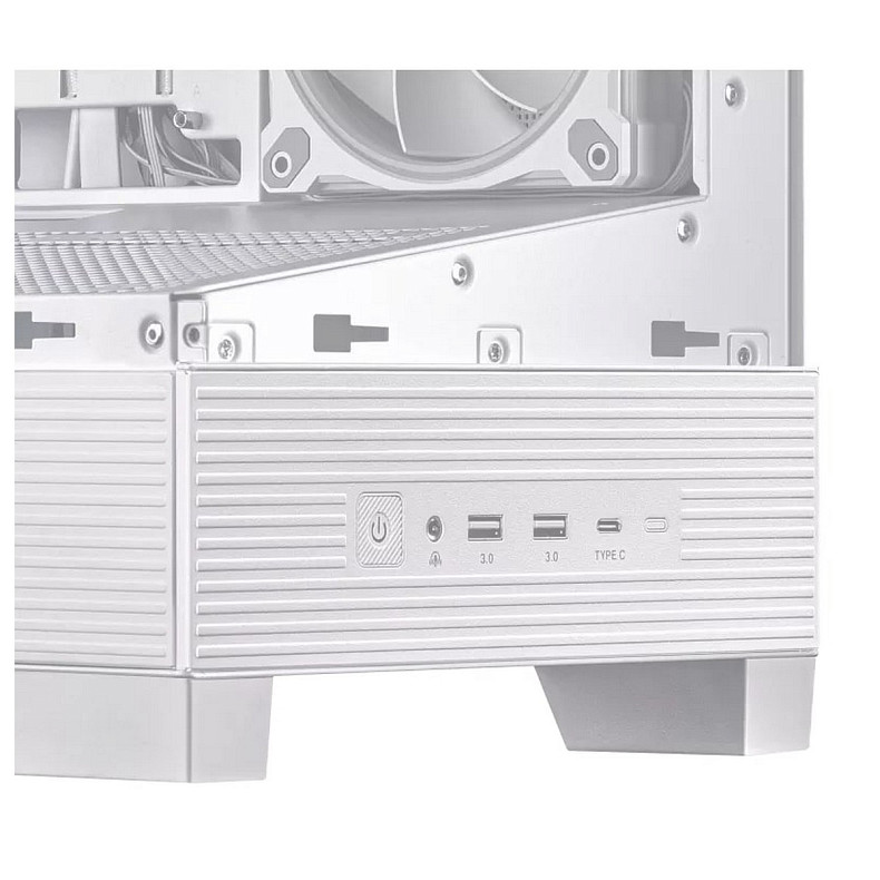 Корпус Asus A31 Plus White Tempered Glass без БП (90DC00R3-B19000)