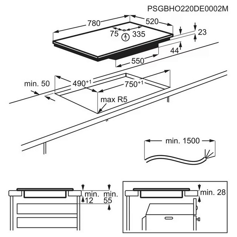 Варочная поверхность Electrolux EIV84550