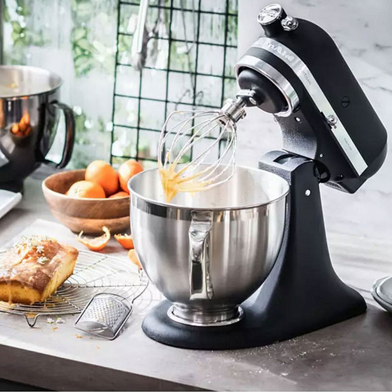 Кухонний комбайн KitchenAid Artisan 4,8 л 5KSM185PSEOB з відкидним блоком чорний