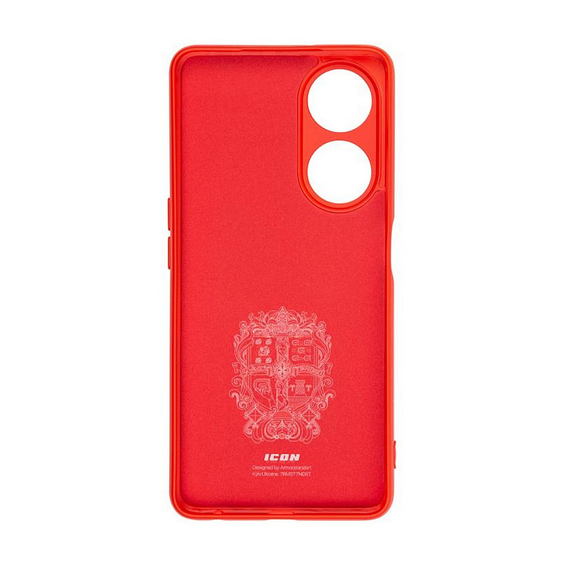 Чохол накладка Armorstandart Icon для Oppo A98 5G Camera cover Red (ARM68574)