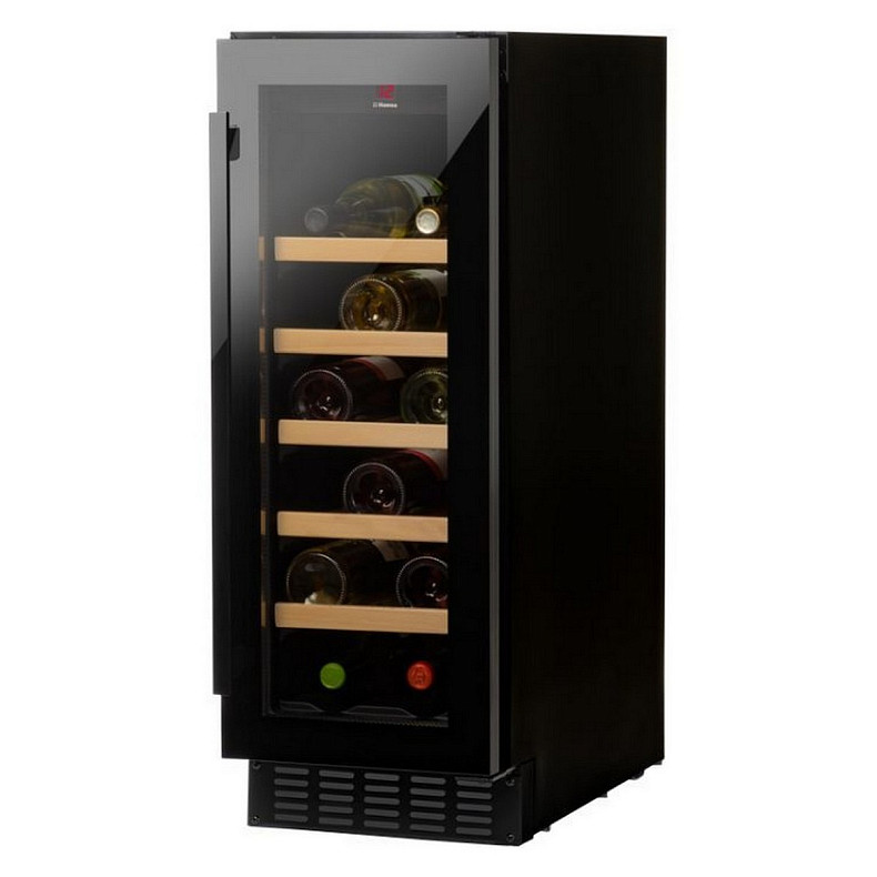 Холодильник Hansa для вина, 82x29.5х61.5, холод.відд.-63л, зон - 1, бут-20, ST, дисплей, чорний