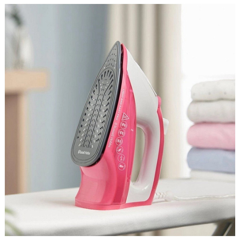 Утюг RUSSELL HOBBS 26461-56 Light & Easy Pro Iron белый+розовый