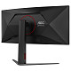 Монітор AOC 34" CU34G4Z, WQHD, Fast VA, вигн., 240Гц, 2хHDMI, DP, USB-hub, HAS