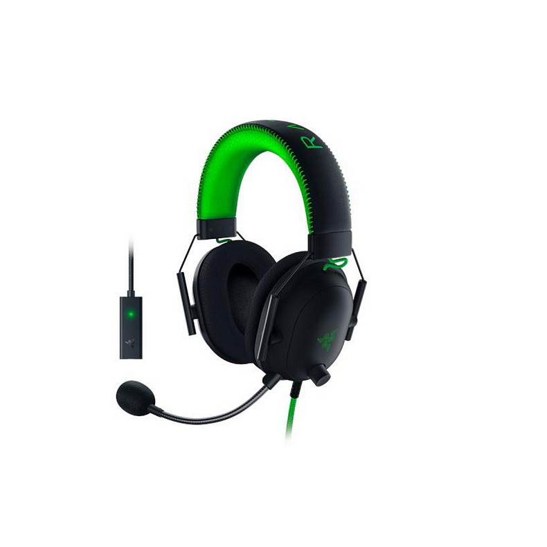 Гарнитура Razer Blackshark V2 + USB Mic Enhancer SE Black/Green