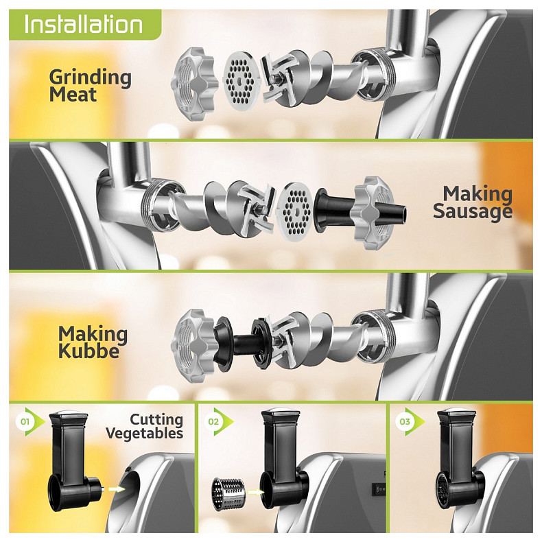 М'ясорубка BROCK  MG 1601 SS
