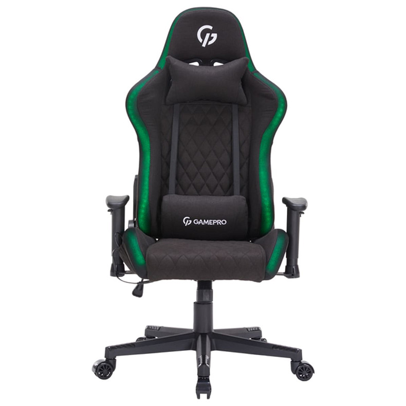 Крісло для геймерів Gamepro GC700FB RGB Fabric Black