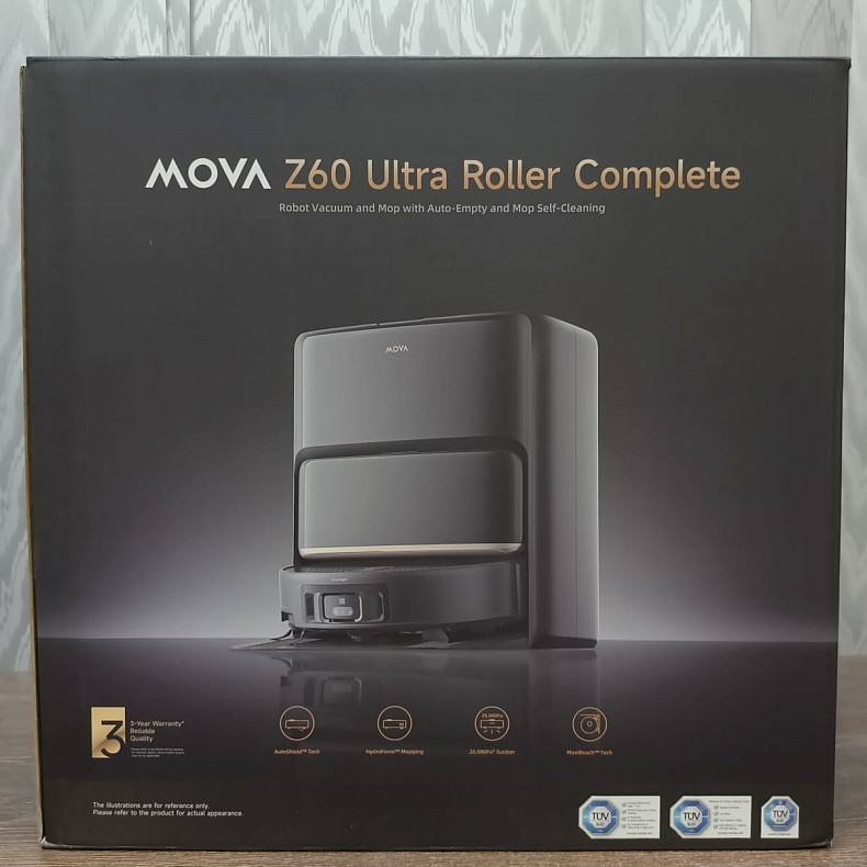 Робот-пилосос MOVA Z60 Ultra Roller Complete Black-EUA - - Уцінка