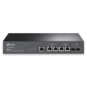 Комутатор TP-LINK TL-SX3206HPP 2xSFP+ (10GE) 4x10GE LAN console+microUSB L2 JetStream 19" 1U