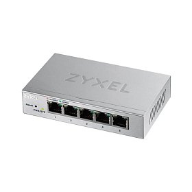 Коммутатор ZYXEL GS1200-5 (5xGE, металл, настольный, бесшумный, WebSmart)